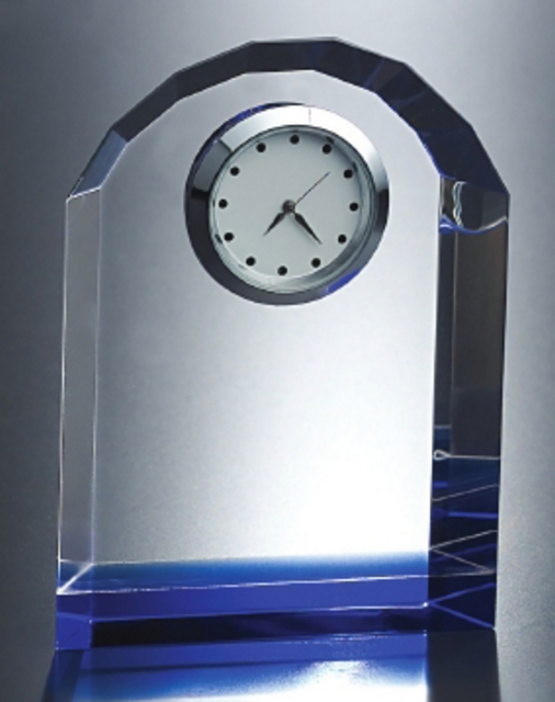 Tekno Crystal with Clock (3 1/8"x4 1/8")
